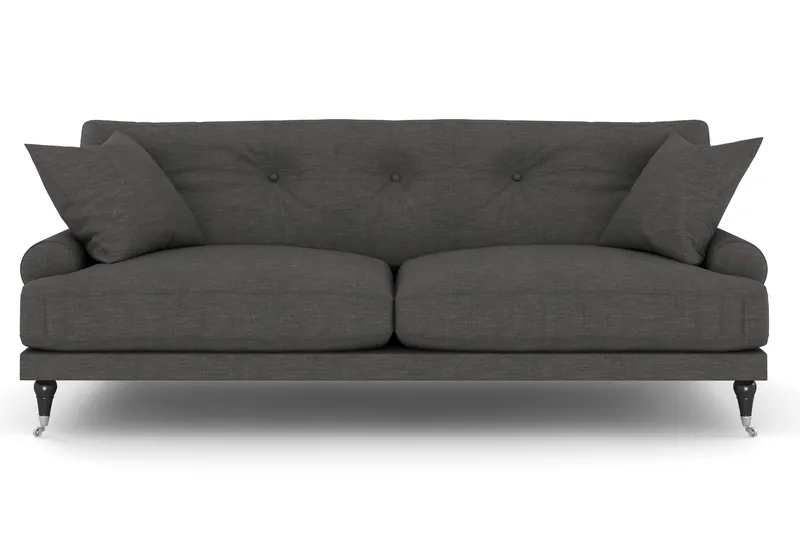 Andrew 2-sits Tygsoffa - Mörkgrå - Möbler - Soffa - 2 sits soffa