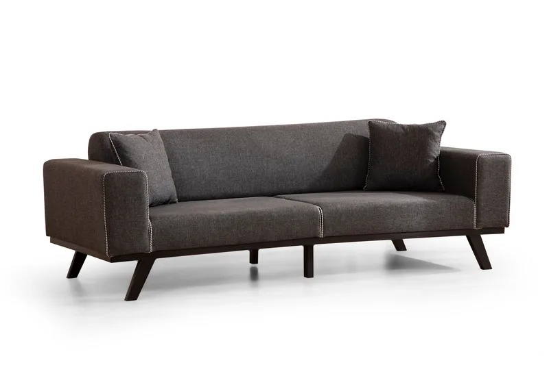 Arioch Bäddsoffa 4-sits, Antracit