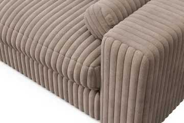 Arken Lyx 3-sits Djup Soffa i Manchester - Greige - Möbler - Soffa - 3 sits soffa