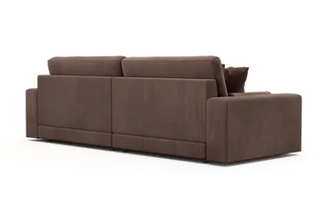 Arken Lyx 4-sits Djup Soffa i Manchester - Brun - Möbler - Soffa - 4 sits soffa