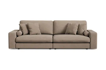 Arken Lyx 4-sits Djup Soffa i Tyg - Brun - Möbler - Soffa - 4 sits soffa