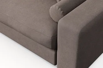 Arken Lyx 4-sits Djup Soffa i Tyg - Brun - Möbler - Soffa - 4 sits soffa