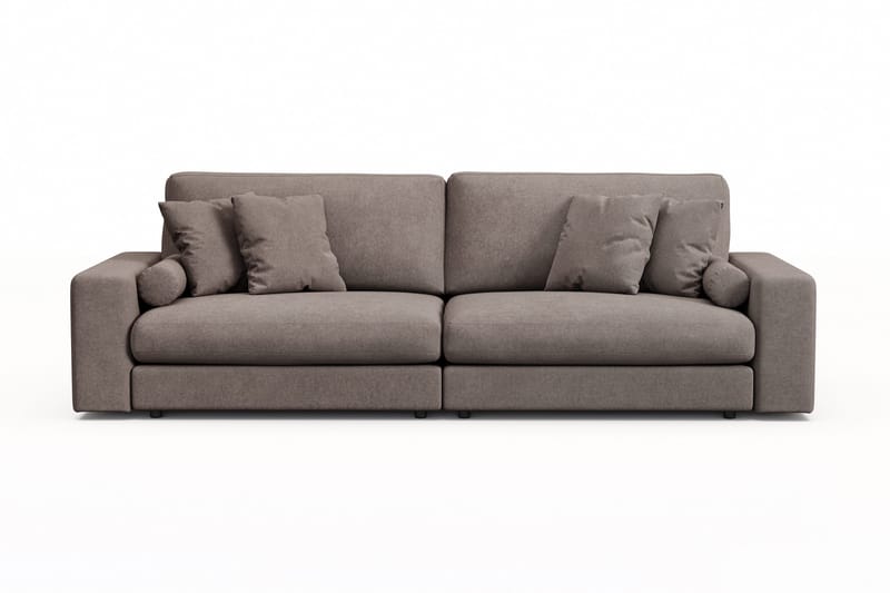 Arken Lyx 4-sits Djup Soffa i Tyg - Brun - Möbler - Soffa - 4 sits soffa
