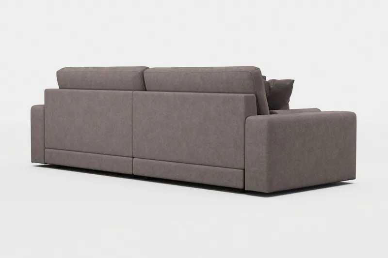 Arken Lyx 4-sits Djup Soffa i Tyg - Brun - Möbler - Soffa - 4 sits soffa