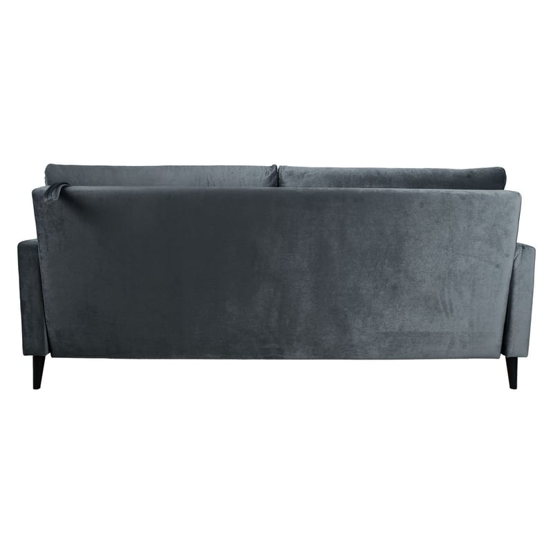 Bäddsoffa Anna med förvaringslåda sammet - grå - Möbler - Soffa - Bäddsoffa