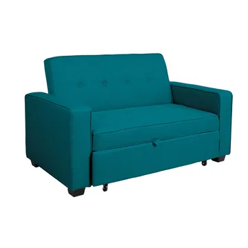 Bäddsoffa Feya - oceanblå - Möbler - Soffa - Bäddsoffa