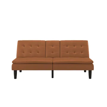 Bäddsoffa Maine Cognac - Cognac - Möbler - Soffa - Bäddsoffa
