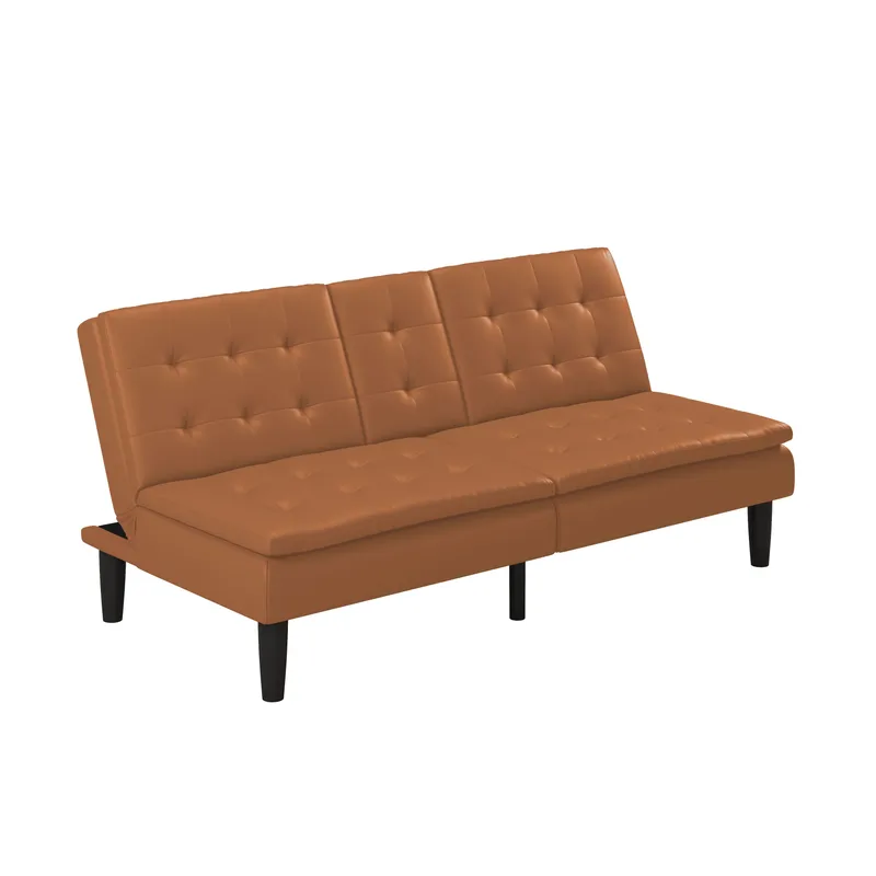 Bäddsoffa Maine Cognac - Cognac - Möbler - Soffa - Bäddsoffa