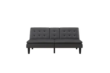 Bäddsoffa Maine Grå PU - Grå PU - Möbler - Soffa - Bäddsoffa