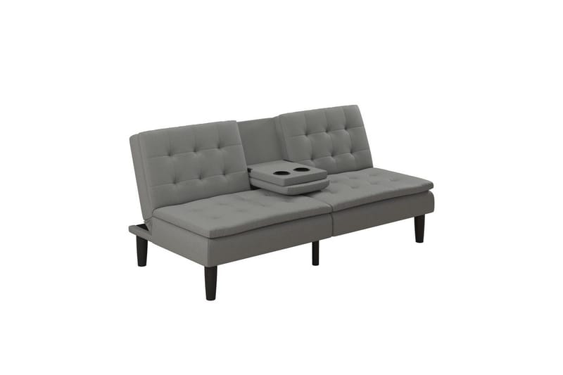 Bäddsoffa Maine Grått tyg - Grått tyg - Möbler - Soffa - Bäddsoffa