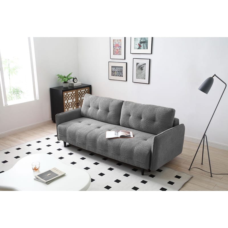 Bäddsoffa Sarita 3-sits - Grå - Möbler - Soffa - Bäddsoffa