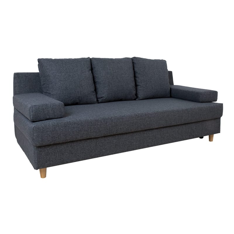 Bäddsoffa Vella med förvaringslåda - Mörkgrå - Möbler - Soffa - Bäddsoffa