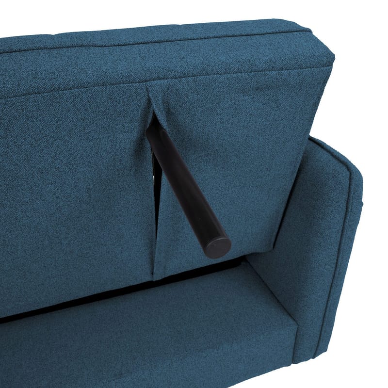 Bäddsoffa Visby 200x88x93 cm - blå - Möbler - Soffa - Bäddsoffa