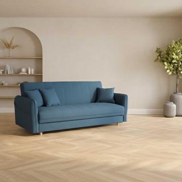 Bäddsoffa Visby 200x88x93 cm - blå - Möbler - Soffa - Bäddsoffa