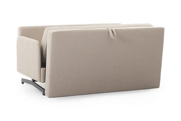 Belfast 2-sits Fällbar Rektangulär Bäddsoffa 140x197 cm i Tyg - Beige - Möbler - Soffa - Bäddsoffa - Bäddsoffa 2 sits