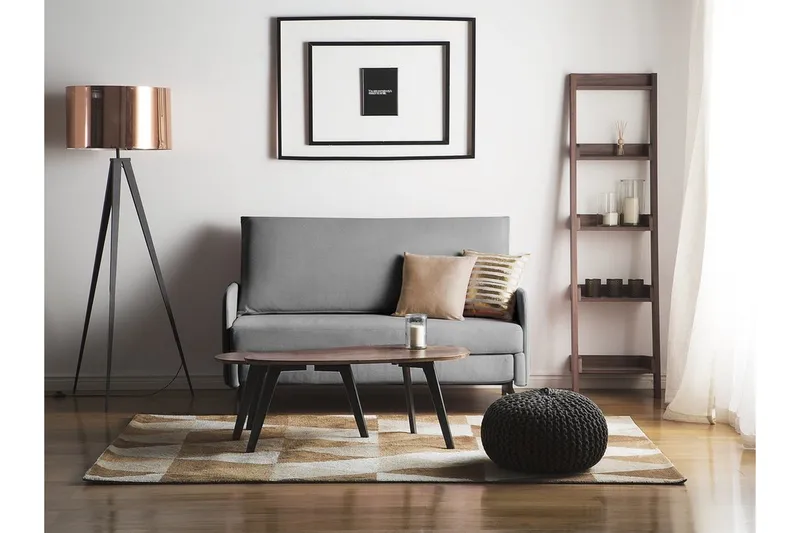 Belfast Bäddsoffa 148 cm - Grå - Möbler - Soffa - Bäddsoffa - Bäddsoffa 2 sits