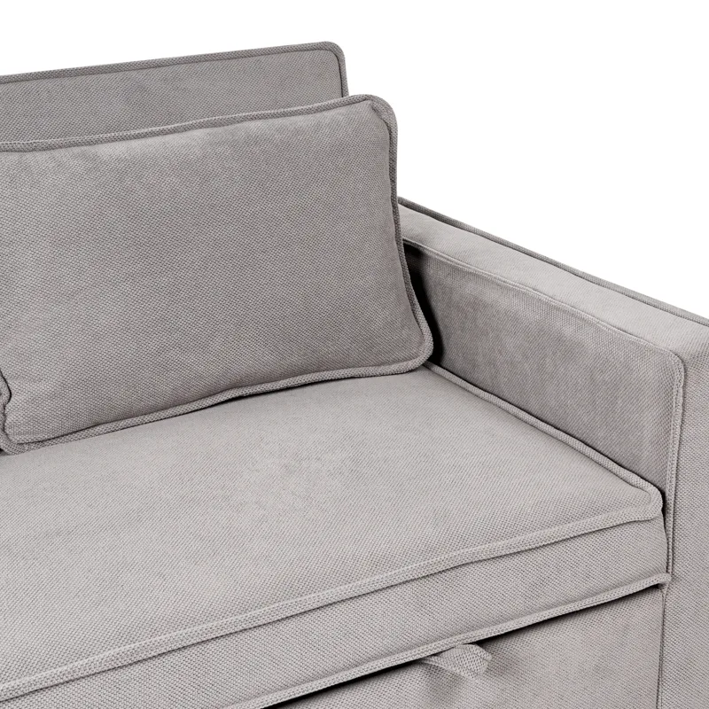 2-sits soffa Uttela - Grå - Möbler - Soffa - Bäddsoffa