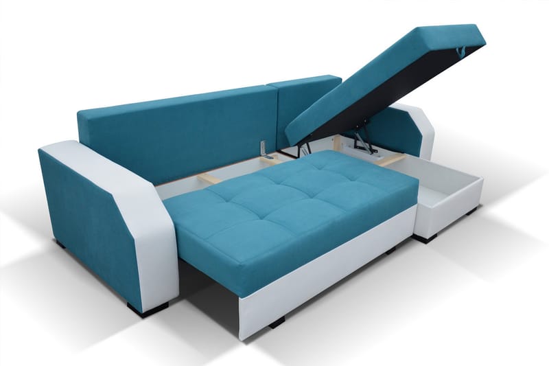 Concetta Bäddsoffa - Grå/Svart - Möbler - Soffa - Bäddsoffa - Bäddsoffa 3 sits