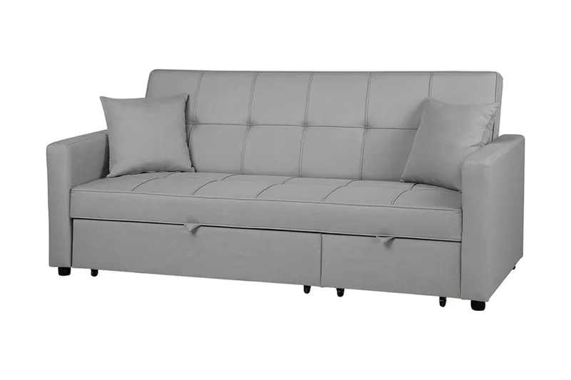 Glomma Bäddsoffa 207 cm - Grå - Möbler - Soffa - Bäddsoffa - Bäddsoffa 3 sits
