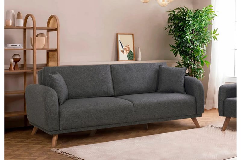 Malkiat Bäddsoffa - Antracit - Möbler - Soffa - Bäddsoffa - Bäddsoffa 3 sits