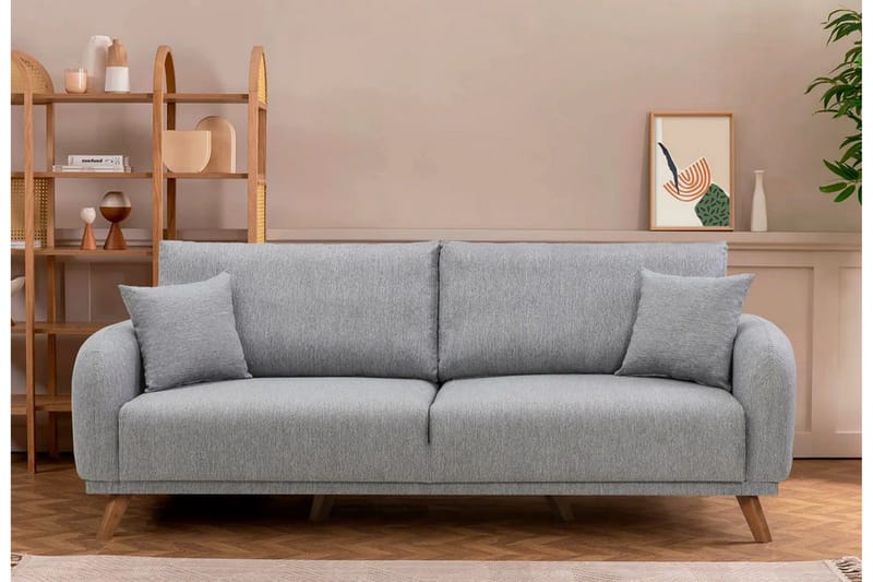 Malkiat Bäddsoffa - Grå - Möbler - Soffa - Bäddsoffa - Bäddsoffa 3 sits