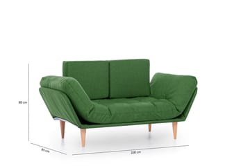 Mezonzo 3-sits Bäddsoffa - Grön - Möbler - Soffa - Bäddsoffa - Bäddsoffa 3 sits