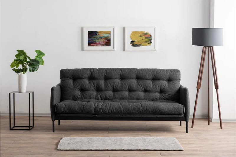 Renge Bäddsoffa - Mörkgrå - Möbler - Soffa - Bäddsoffa - Bäddsoffa 3 sits