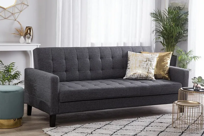 Vehkoo Bäddsoffa 200 cm - Grå - Möbler - Soffa - Bäddsoffa - Bäddsoffa 3 sits