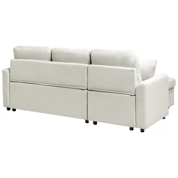 3-sits soffa Nassjo Högervänd - Ljusbeige - Möbler - Soffa - Bäddsoffa