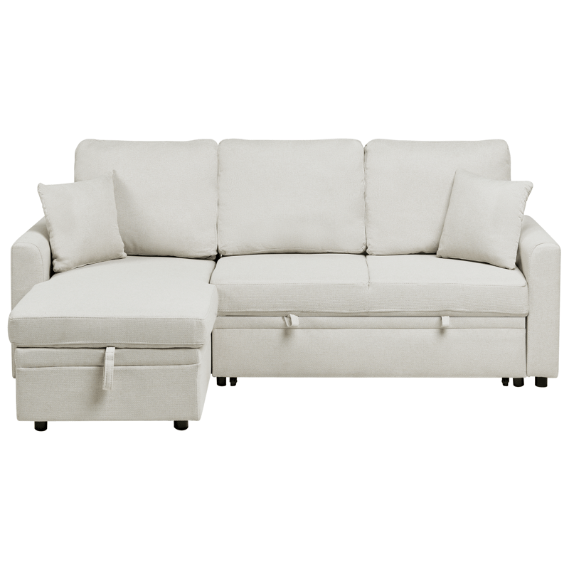 3-sits soffa Nassjo Högervänd, Ljusbeige