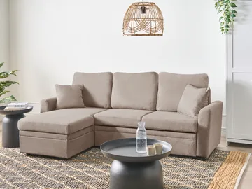 3-sits soffa Nassjo Högervänd - Ljusbrun - Möbler - Soffa - Bäddsoffa