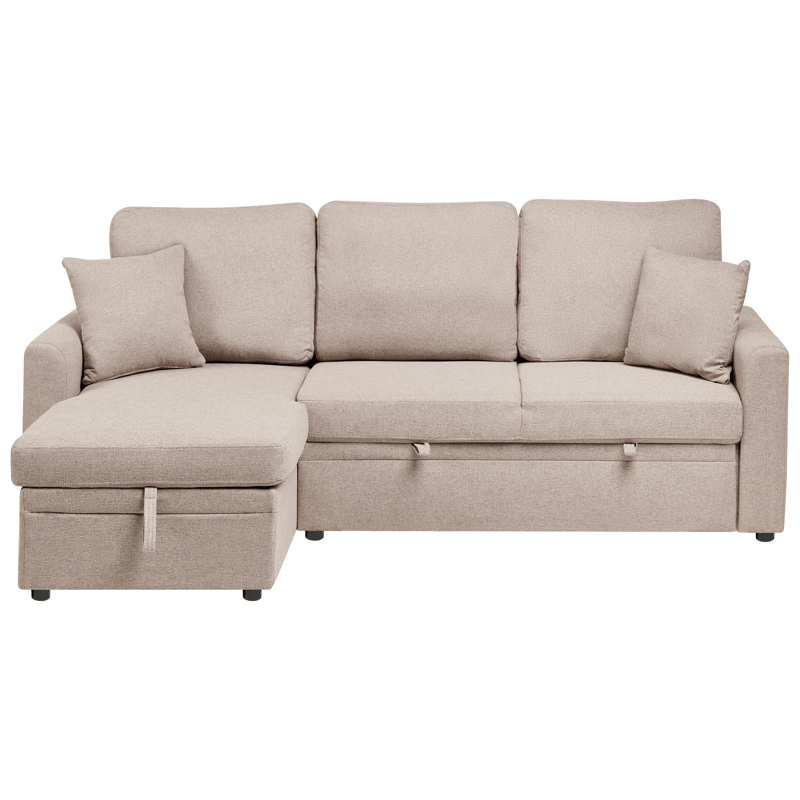 3-sits soffa Nassjo Högervänd, Ljusbrun