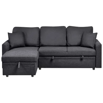 3-sits soffa Nassjo Högervänd - Svart - Möbler - Soffa - Bäddsoffa