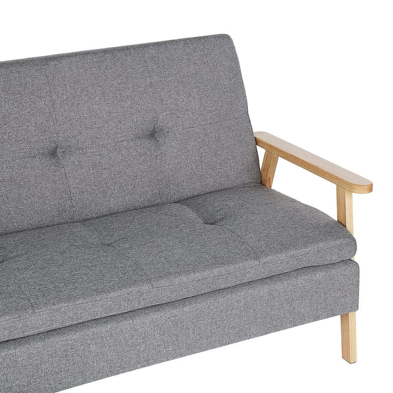 3-sits soffa Tjorn - Ljusgrå, ljust trä - Möbler - Soffa - Bäddsoffa