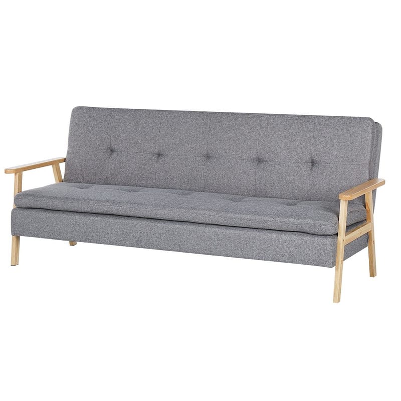 3-sits soffa Tjorn - Ljusgrå, ljust trä - Möbler - Soffa - Bäddsoffa
