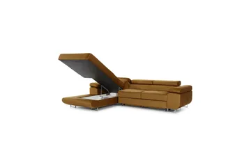 Klinka Bäddsoffa med Divan Vänster - Grå/Vit - Möbler - Soffa - Bäddsoffa - Bäddsoffa divan