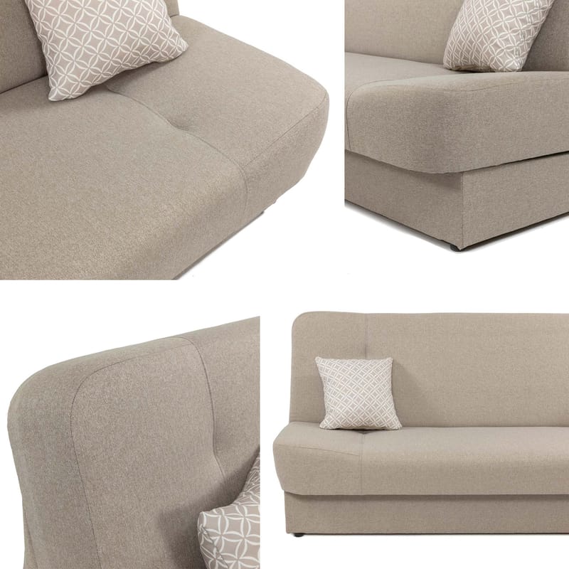 Abron Bäddsoffa 3-sits - Grå - Möbler - Soffa - Bäddsoffa