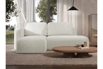 Afir Bäddsoffa m. Divan 2-sits - Beige/Vit - Möbler - Soffa - Bäddsoffa