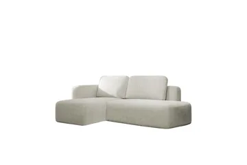 Afir Bäddsoffa m. Divan 2-sits - Beige/Vit - Möbler - Soffa - Bäddsoffa