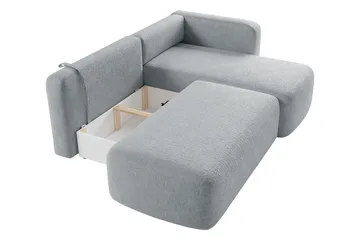 Afir Bäddsoffa m. Divan 2-sits - Rosa - Möbler - Soffa - Bäddsoffa