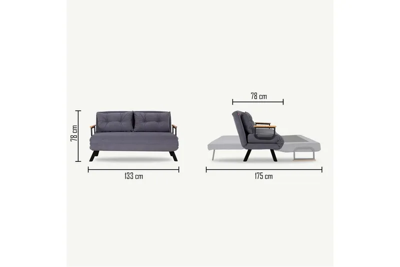 Alfredton Bäddsoffa - Cream - Möbler - Soffa - Bäddsoffa