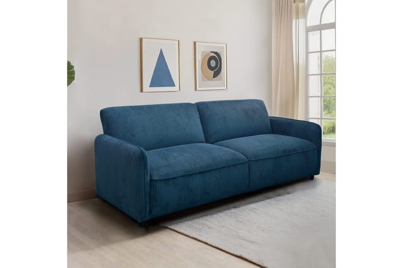 Alicia Bäddsoffa 3-sits - blå - Möbler - Soffa - Bäddsoffa