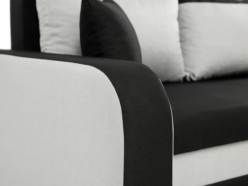 Alvared 3-sits Bäddsoffa divan vänster med förvaring - brun - Möbler - Soffa - Bäddsoffa