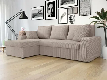 Alvared 3-sits Bäddsoffa med divan och förvaring - Möbler - Soffa - Bäddsoffa
