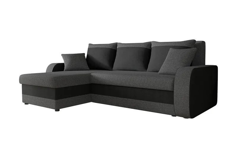 Alvared 3-sits Hörnbäddsoffa Universal - Ljusgrå - Möbler - Soffa - Bäddsoffa