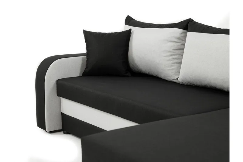 Alvared 3-sits Hörnbäddsoffa Universal - Ljusgrå - Möbler - Soffa - Bäddsoffa