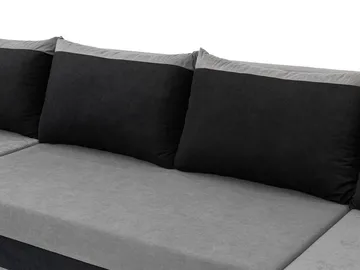 Alvared U-formad 5-sits Bäddsoffa med förvaring - Beige / kräm - Möbler - Soffa - Bäddsoffa