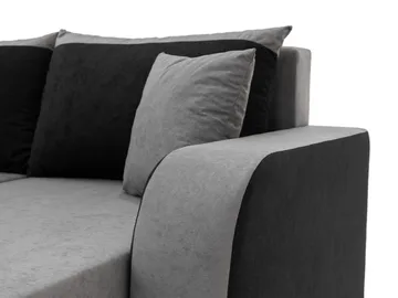 Alvared U-formad 5-sits Bäddsoffa med förvaring - Grå - Möbler - Soffa - Bäddsoffa