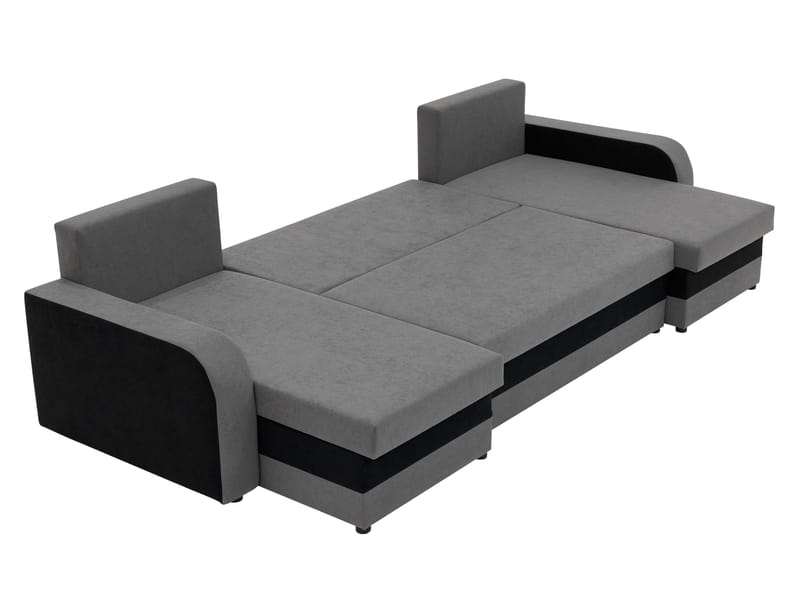 Alvared U-formad 5-sits Bäddsoffa med förvaring - Mörkblå - Möbler - Soffa - Bäddsoffa