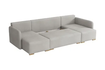 Amelus Bäddsoffa Dubbeldivan 4-sits - Brun - Möbler - Soffa - Bäddsoffa